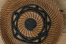Load image into Gallery viewer, Pine Away Baskets Handcrafted Pine Needle Bowl – Black Coil Accent Design
