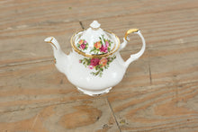 Load image into Gallery viewer, Royal Albert “Old Country Roses” Miniature Teapot – Fine Bone China, England
