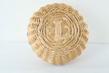 Load image into Gallery viewer, Round Woven Basket with Handle
