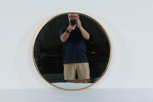 Load image into Gallery viewer, Modern Round Gold Metal Frame Wall Mirror Minimalist Decor
