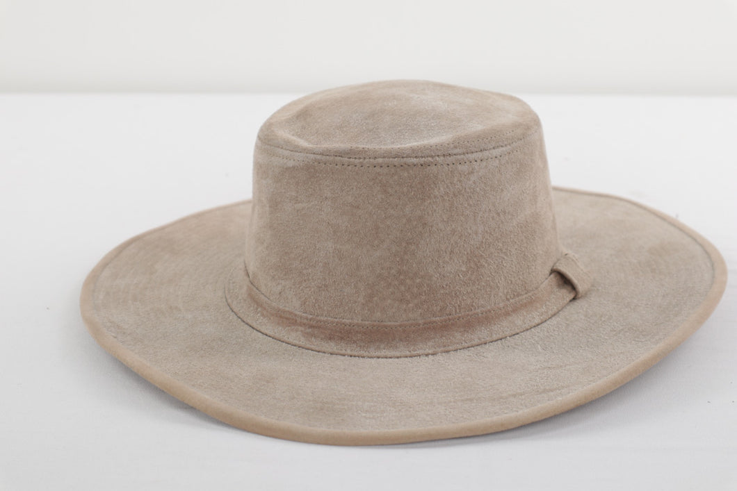 Round Leather Hat - Beaver Hat Company -M