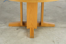 Load image into Gallery viewer, Solid Oak 54 Inch Round Pedestal Dining Table
