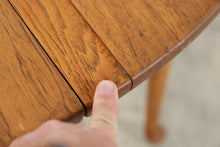 Load image into Gallery viewer, Vintage Round Solid Wood Dining Table with Plank Top
