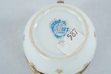 Load image into Gallery viewer, I Rice Vintage Porcelain Hinged Trinket Box Fragonard Style Courting Couple
