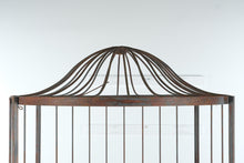 Load image into Gallery viewer, Iron Birdcage Style Etagere Display Shelf with Glass Shelves
