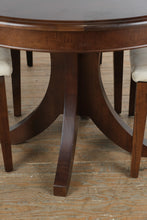 Load image into Gallery viewer, Bassett Round Dining Table Set with Upholstered Chairs
