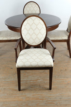 Load image into Gallery viewer, Bassett Round Dining Table Set with Upholstered Chairs
