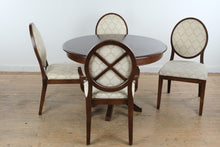 Load image into Gallery viewer, Bassett Round Dining Table Set with Upholstered Chairs
