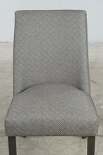 Load image into Gallery viewer, Gray Upholstered Dining Side Chair Nailhead Trim
