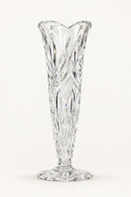 Load image into Gallery viewer, Royal Irish Crystal 24 Lead Crystal Footed Vase Czech Republic 7 Inch
