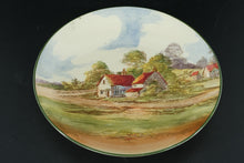 Load image into Gallery viewer, Antique Royal Doulton “Briar Cottage” Hand-Painted Landscape Plate – England – 10" Round

