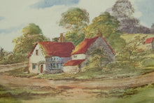 Load image into Gallery viewer, Antique Royal Doulton “Briar Cottage” Hand-Painted Landscape Plate – England – 10" Round
