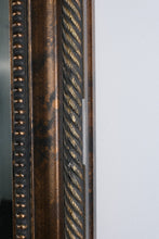 Load image into Gallery viewer, Large Decorative Wall Mirror Bronze Gold Beaded Rope Frame 30 x 40 Framed Mirror
