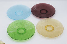 Load image into Gallery viewer, 1960s Italian Colony Waffle Ruffled Dessert Bowl and Plate Set 8 Piece
