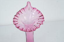 Load image into Gallery viewer, Fenton Cranberry Opalescent Jack In The Pulpit Vase 12 Inch Ruffled Rim
