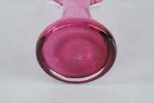 Load image into Gallery viewer, Fenton Cranberry Opalescent Jack In The Pulpit Vase 12 Inch Ruffled Rim
