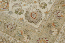 Load image into Gallery viewer, Turkish Oushak Rug – 9' x 12.3' Hand-Knotted Wool, High Knot Count, Muted Pastel Palette
