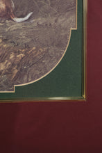 Load image into Gallery viewer, “Run to Earth” by Heywood Hardy – Framed Fox Hunt Print with Ornate Matting (31&quot; x 40.5&quot;)
