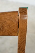 Load image into Gallery viewer, Ladder Back Wood Dining Chair with Woven Rush Seat
