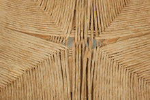 Load image into Gallery viewer, Vintage Wood Ladder Back Chair with Woven Rush Seat

