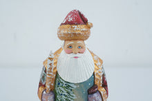 Load image into Gallery viewer, Russian Santa Ded Moroz Hand Painted Carved Wood Father Frost Figurine 10 Inch

