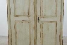 Load image into Gallery viewer, Distressed French Country Painted Wood Cabinet
