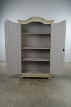 Load image into Gallery viewer, Distressed French Country Painted Wood Cabinet
