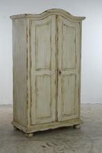 Load image into Gallery viewer, Distressed French Country Painted Wood Cabinet
