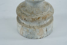 Load image into Gallery viewer, Vintage Rustic Wood Candle Holder Distressed White Farmhouse Primitive 18 Inch
