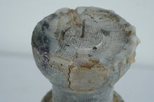Load image into Gallery viewer, Vintage Rustic Wood Candle Holder Distressed White Farmhouse Primitive 18 Inch
