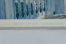 Load image into Gallery viewer, Steven Jordan 1982 Signed Charleston Watercolor Exhibition Poster Jan Goin Gallery
