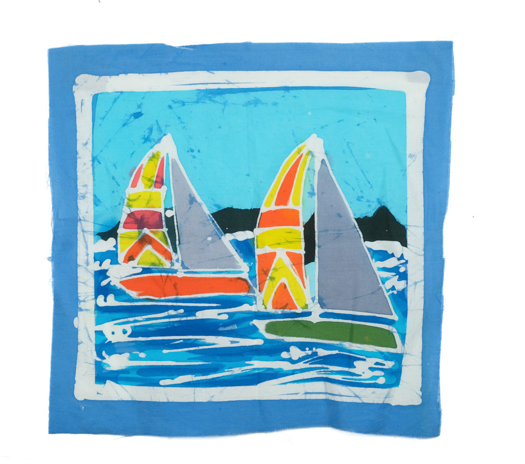 Sailboat Tapestry Square - 18
