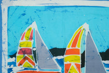 Load image into Gallery viewer, Sailboat Tapestry Square - 18&quot; x 17&quot;
