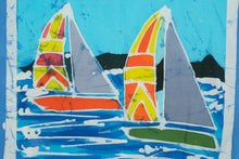 Load image into Gallery viewer, Sailboat Tapestry Square - 18&quot; x 17&quot;
