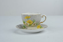 Load image into Gallery viewer, Salisbury Carnival 1950s Vintage English Bone China Teacup and Saucer
