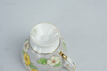 Load image into Gallery viewer, Salisbury Carnival 1950s Vintage English Bone China Teacup and Saucer

