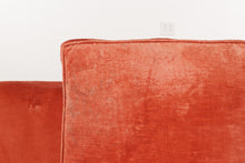 Load image into Gallery viewer, Salmon Sunrise Velour Couch
