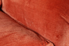 Load image into Gallery viewer, Salmon Sunrise Velour Couch
