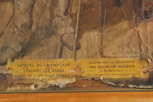 Load image into Gallery viewer, Seagram Distillers Textured Litho Advertising Print Mounted on Canvas

