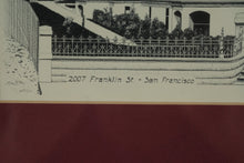 Load image into Gallery viewer, Vintage 1976 Bruce W Tackett San Francisco Victorian House Prints Framed Set 15x17
