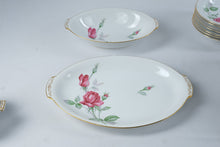 Load image into Gallery viewer, Sango Monterey Japan Rose Gold Trim China Dinnerware Set 58 Piece Service for 8
