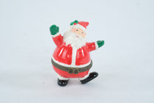 Load image into Gallery viewer, Santa Claus Porcelain Hinged Trinket Box Christmas with Miniature Gift
