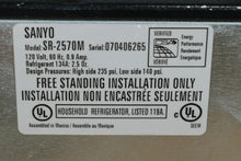 Load image into Gallery viewer, Sanyo SR-2570M Compact Refrigerator – 2.5 cu ft, Clean &amp; Working
