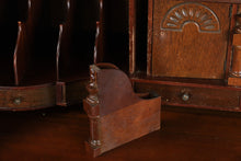 Load image into Gallery viewer, Governor Winthrop Serpentine Front Secretary Desk with Bookcase Top – Solid Wood, Ball &amp; Claw Feet
