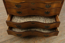 Load image into Gallery viewer, Governor Winthrop Serpentine Front Secretary Desk with Bookcase Top – Solid Wood, Ball &amp; Claw Feet
