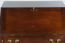 Load image into Gallery viewer, Traditional Mahogany Finish Drop Front Secretary Desk with Four Drawers
