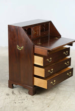 Load image into Gallery viewer, Traditional Mahogany Finish Drop Front Secretary Desk with Four Drawers
