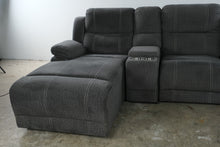 Load image into Gallery viewer, Prescott Point Gray 6-Piece Power Reclining Sectional with Chaise
