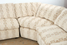 Load image into Gallery viewer, Modern Sectional Sofa with Geometric Upholstery and Feather Down Cushions
