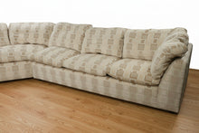 Load image into Gallery viewer, Modern Sectional Sofa with Geometric Upholstery and Feather Down Cushions
